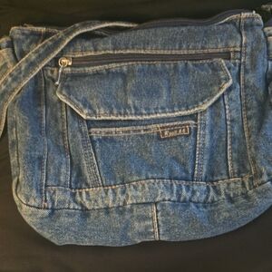 Route 66 Dark Blue Denim Bag